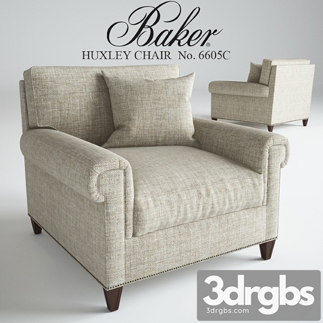 Baker Huxley Chair No 6605c 3dsmax Download - thumbnail 1