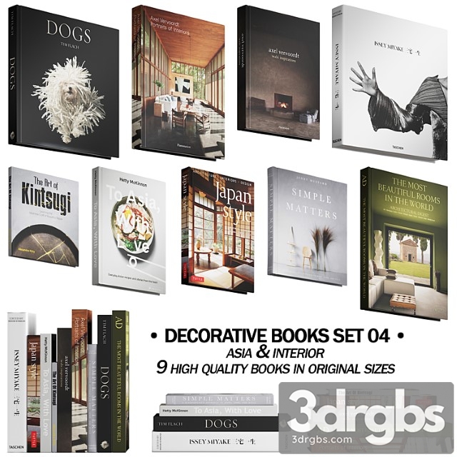 037 Decorative set 04 asia & interior 00 3dsmax Download - thumbnail 1