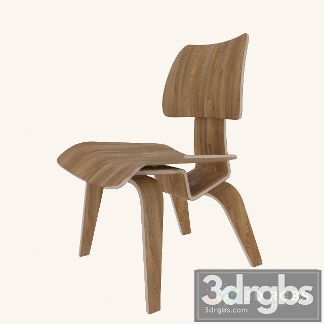 Modway Fathom Wood Lounge Chair 3dsmax Download - thumbnail 1