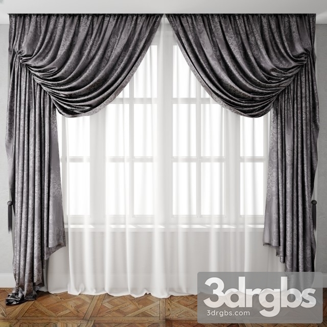 Neoclassic Curtain 39 3dsmax Download - thumbnail 1