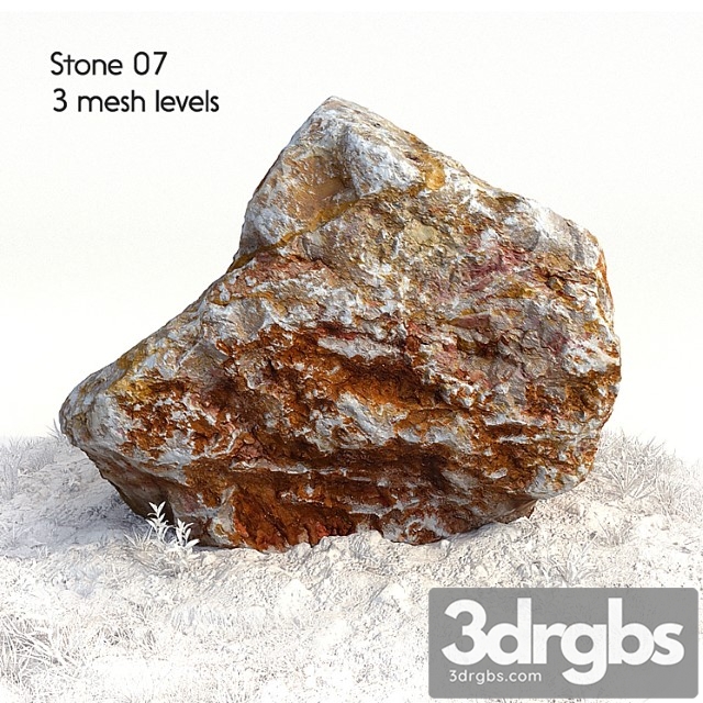 Stone 07 3dsmax Download - thumbnail 1