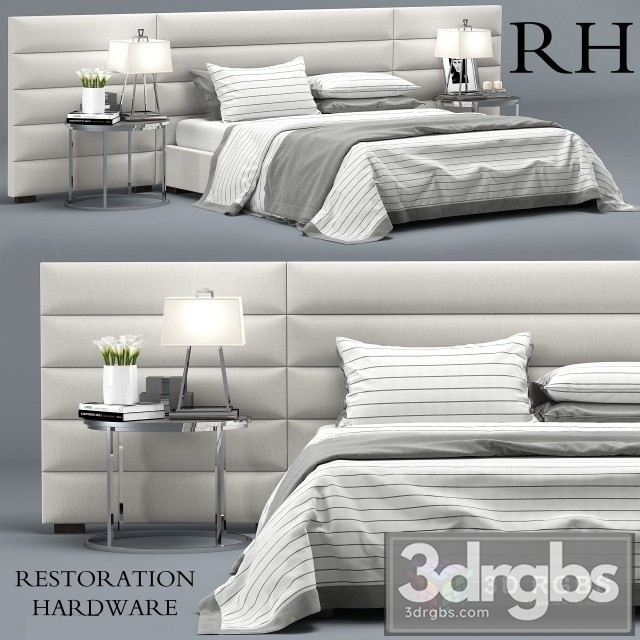 RH Horizontal Channel Bed 3dsmax Download - thumbnail 1