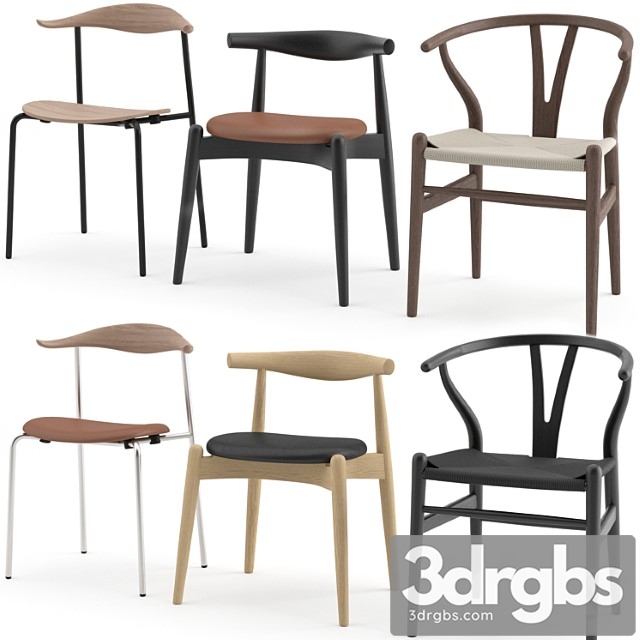 Chairs Collection By Carl Hansen Son 3dsmax Download - thumbnail 1