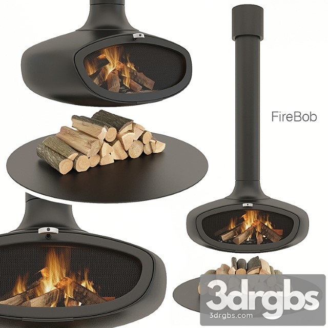 Fireplace Firebob 3dsmax Download - thumbnail 1