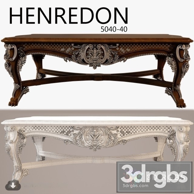 Henredon 5040 Table 3dsmax Download - thumbnail 1