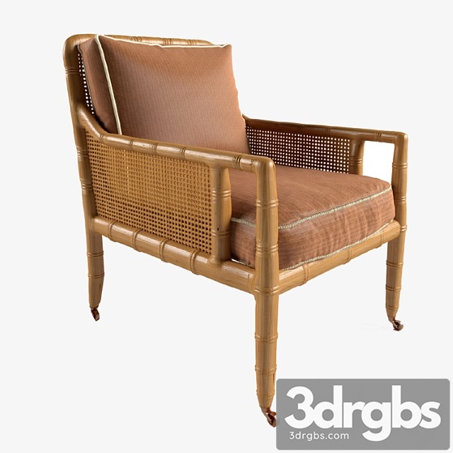 Bamboo chair regency 3dsmax Download - thumbnail 1