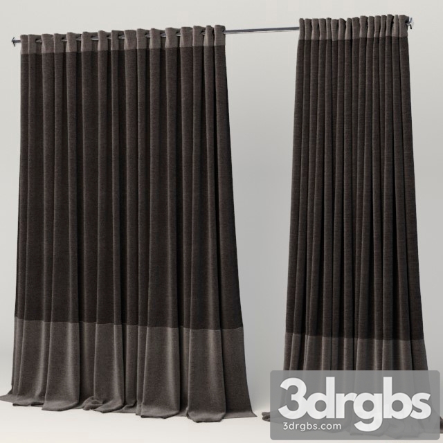 Curtains On The Grommet 3dsmax Download - thumbnail 1