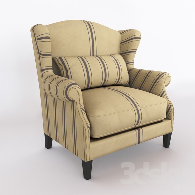 Napoleon Arm Chair 3DS Max - thumbnail 3