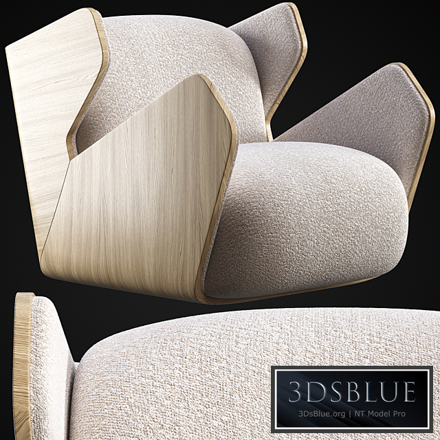 Armchair Soft Concept by Zalim Isakov 3DS Max - thumbnail 3