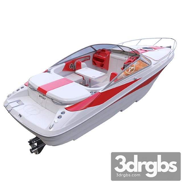 Speed sea boat 3dsmax Download - thumbnail 1