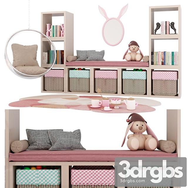 Set For Decorating A Nursery 3dsmax Download - thumbnail 1