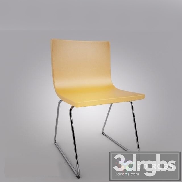 Ikea Bernhard Chair Chorme Plated 3dsmax Download - thumbnail 1