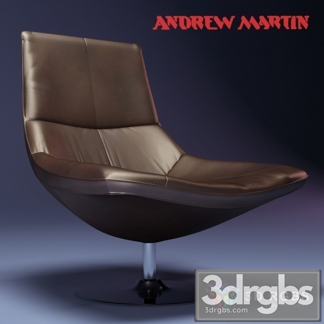Andrew Martin Carlotta Armchair 3dsmax Download - thumbnail 1