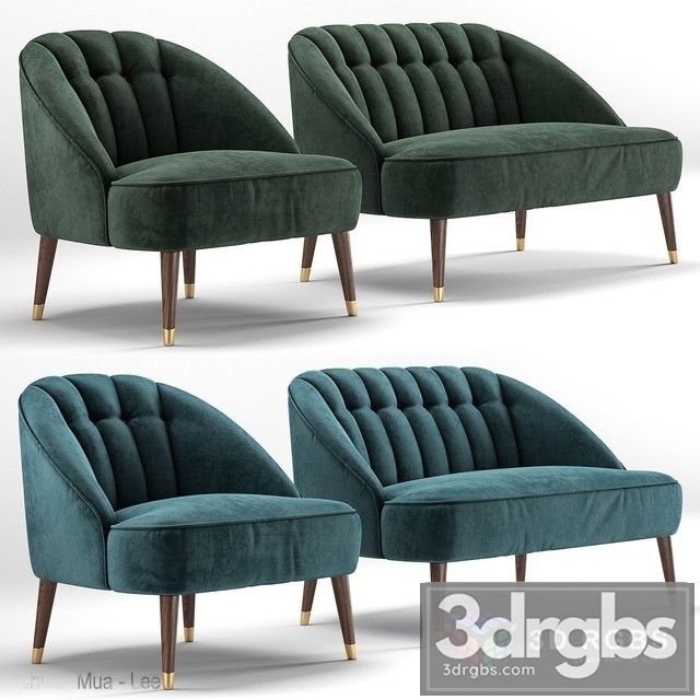 Margot Collection Chair 3dsmax Download - thumbnail 1