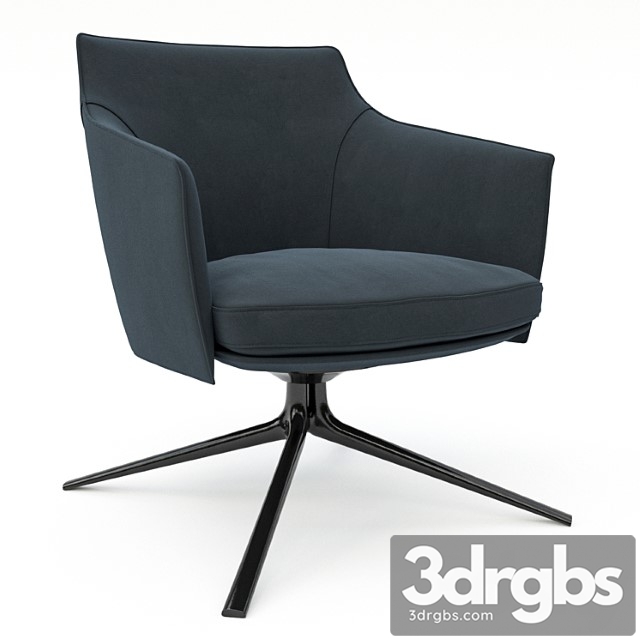 Modern office armchair 1 3dsmax Download - thumbnail 1