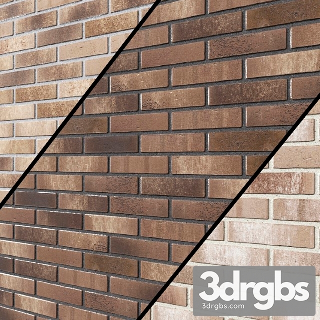 Decorative Brick Clinker Tiles Feldhaus Clinker Brick Wall Brick Masonry 17 3dsmax Download