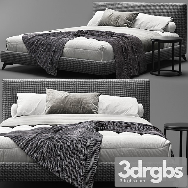 Meridiani stone up bed_2 2 3dsmax Download - thumbnail 1