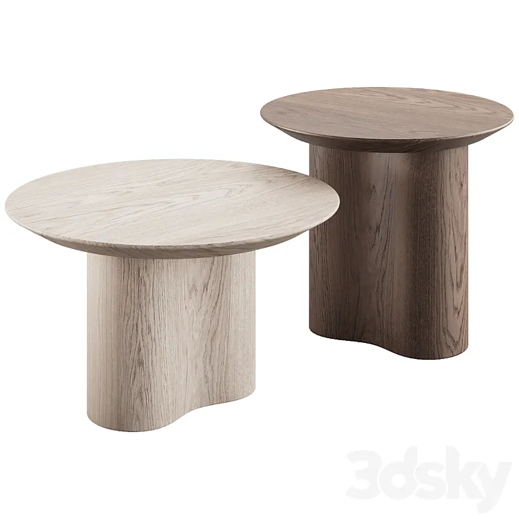 011 modern coffee tables Prince side by grazia&co 3DS Max Model