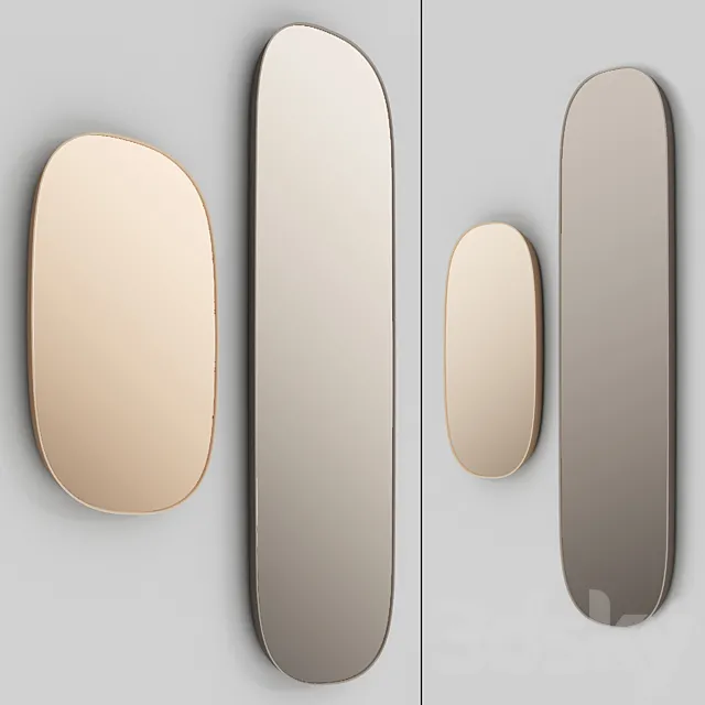 028 MUUTO Framed mirror 3ds Max