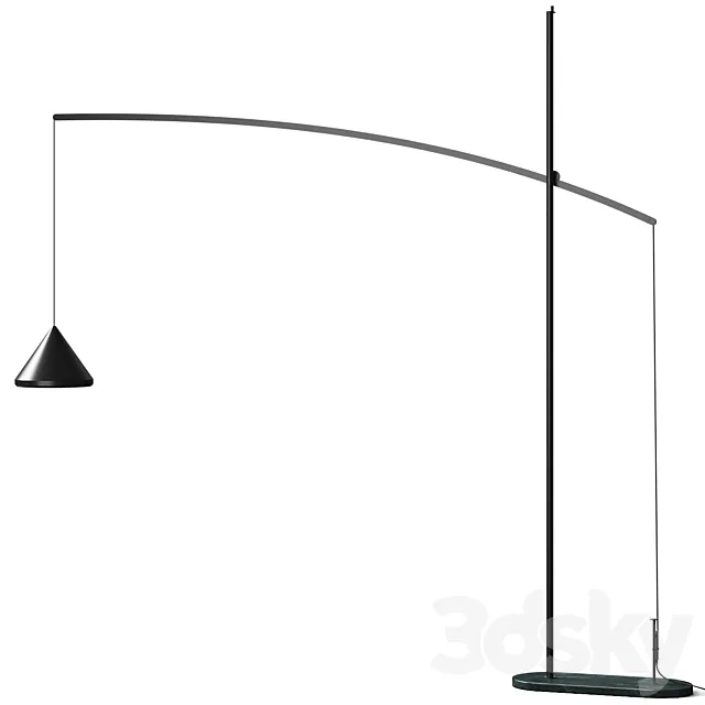 03 Contrappeso Extendo Floor Lamp 3DS Max Model