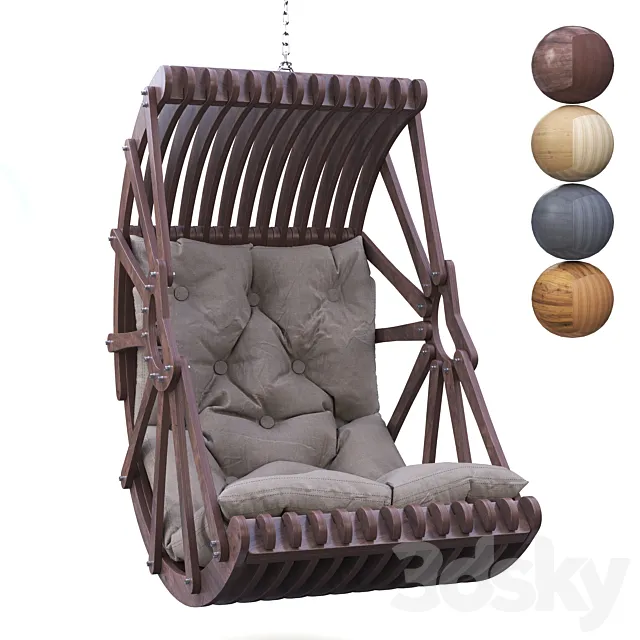 092 Armchair Davinci 3ds Max