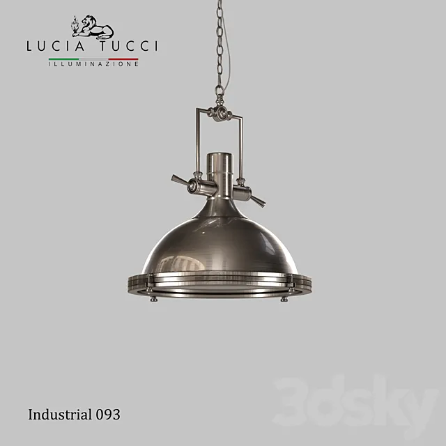 093 Industrial Chandelier 3ds Max
