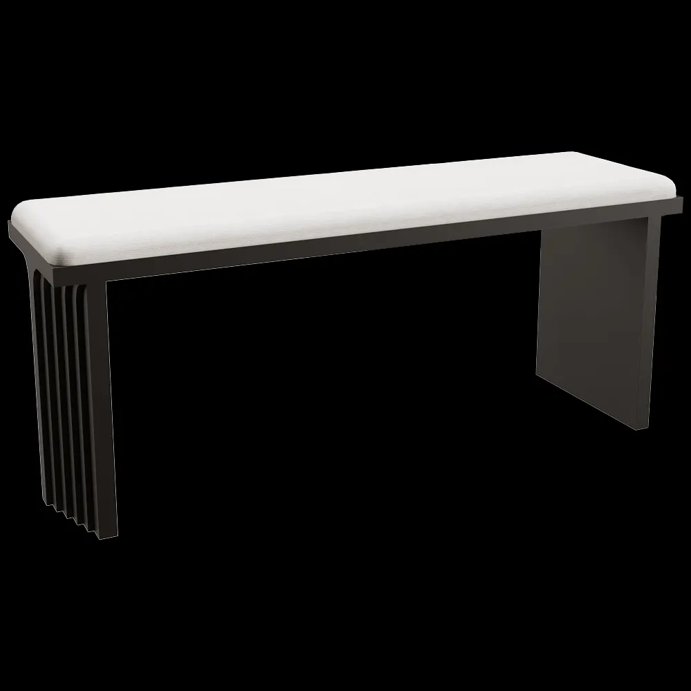 101 Copenhagen – Bench with cushion Linen 3ds Max