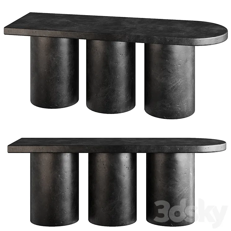 101 Copenhagen Big Foot Bench Coffee table 3DS Max Model