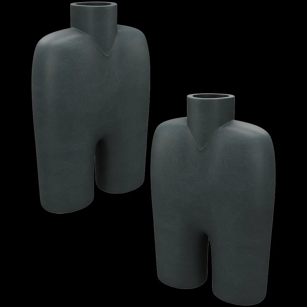 101 Copenhagen – Cobra Vase Tall Medio – Black 3ds Max