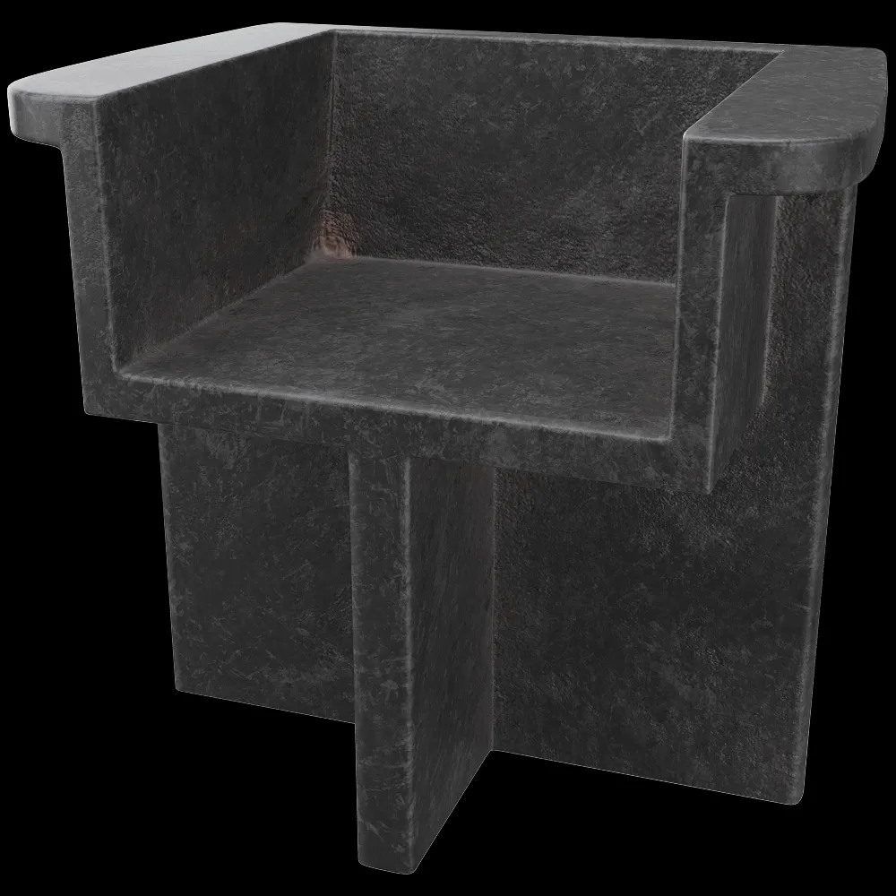 101 Copenhagen – Dining chair Brutus coffee 3ds Max