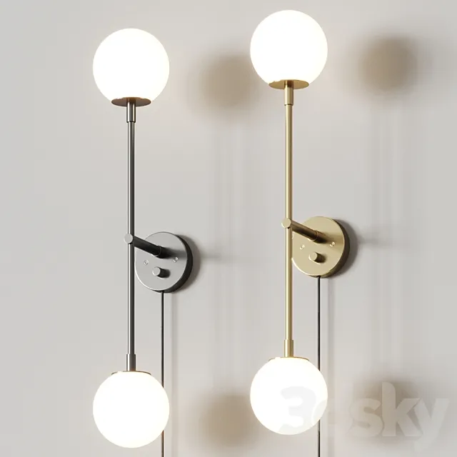 101 Copenhagen Drop Wall Lamp Bulb 3DSMax File