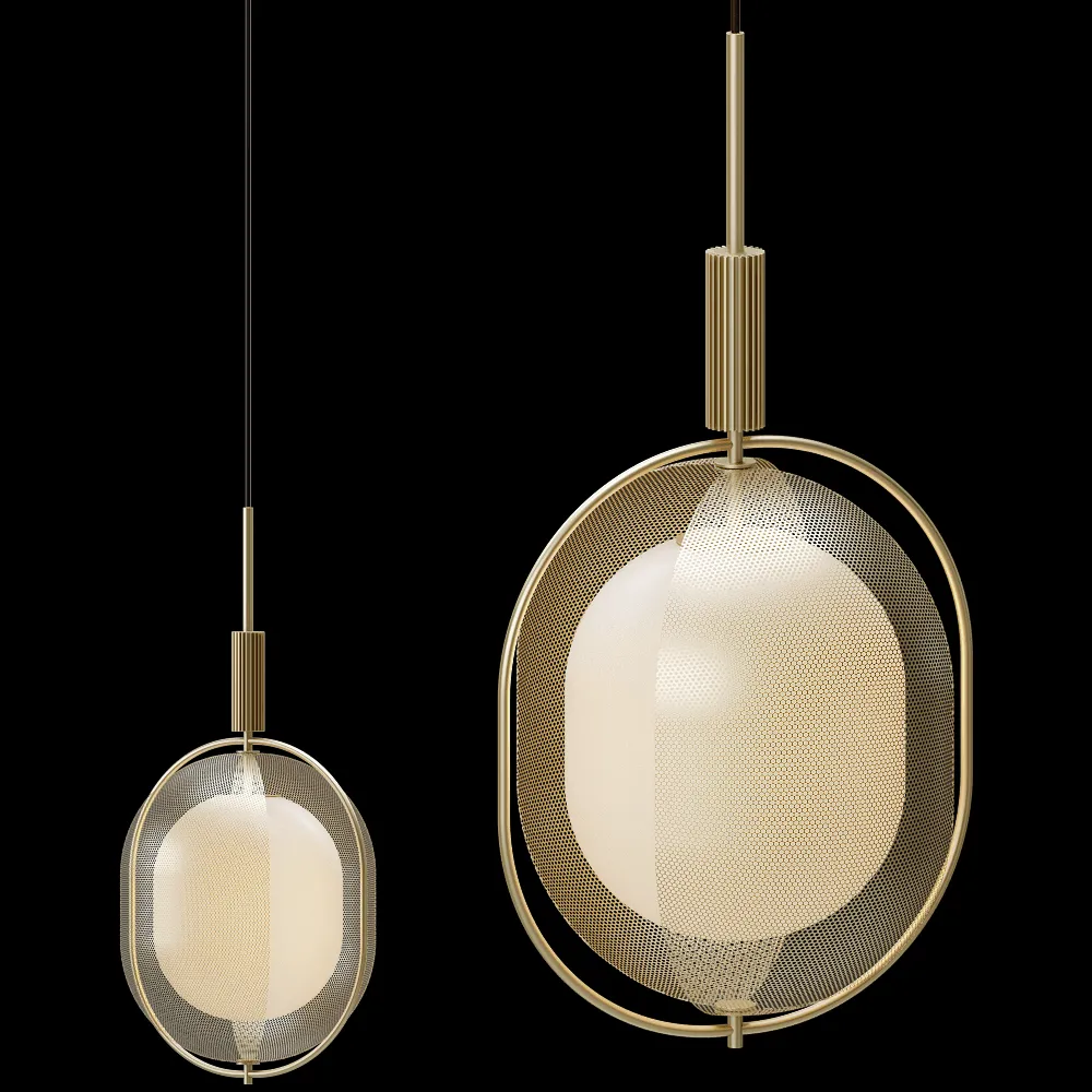 101 Copenhagen – Pendant  lamp Pearl Brass 3ds Max