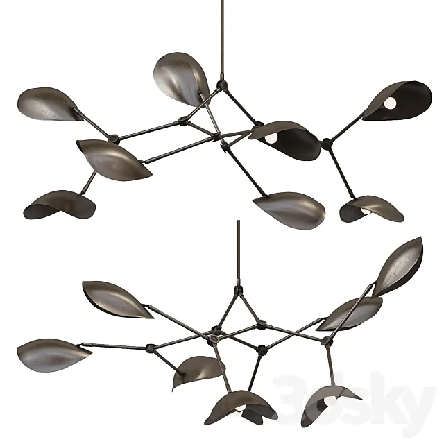 101 Copenhagen STINGRAY Chandelier 3DS Max Model