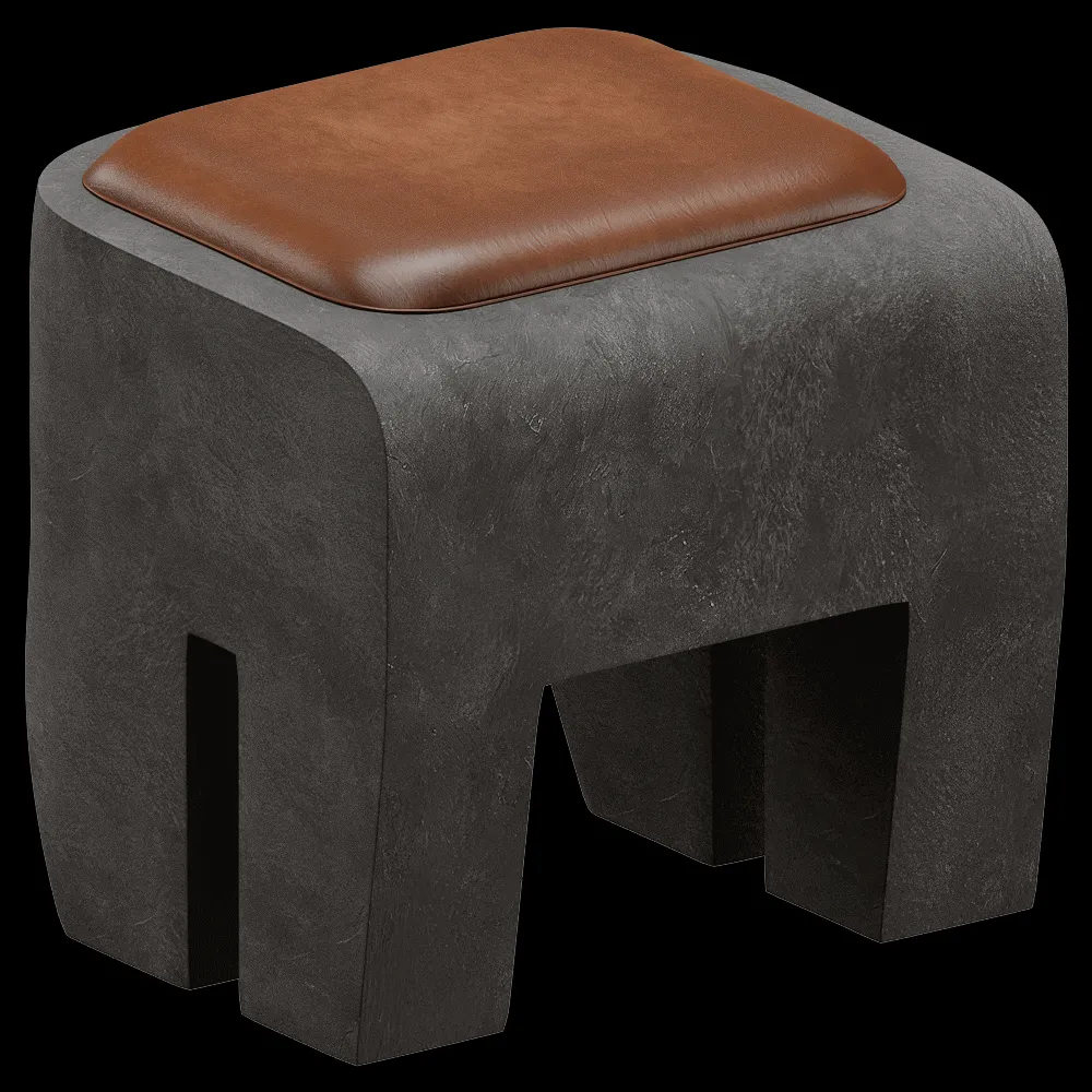 101 Copenhagen – Stool Sculpt – Concrete 3ds Max