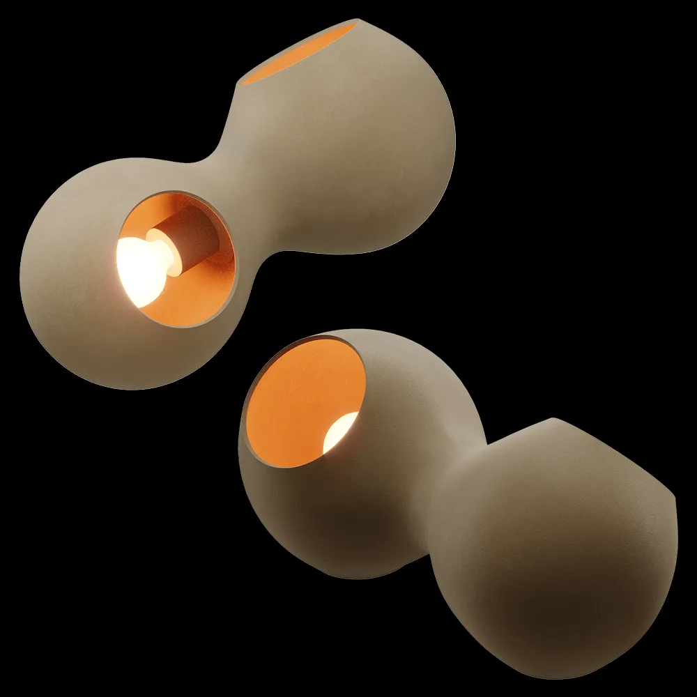 101 Copenhagen – Table lamp Le Deux  – Sand 3ds Max