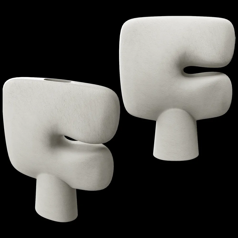 101 Copenhagen – Vase Tribal – Bone White 3ds Max