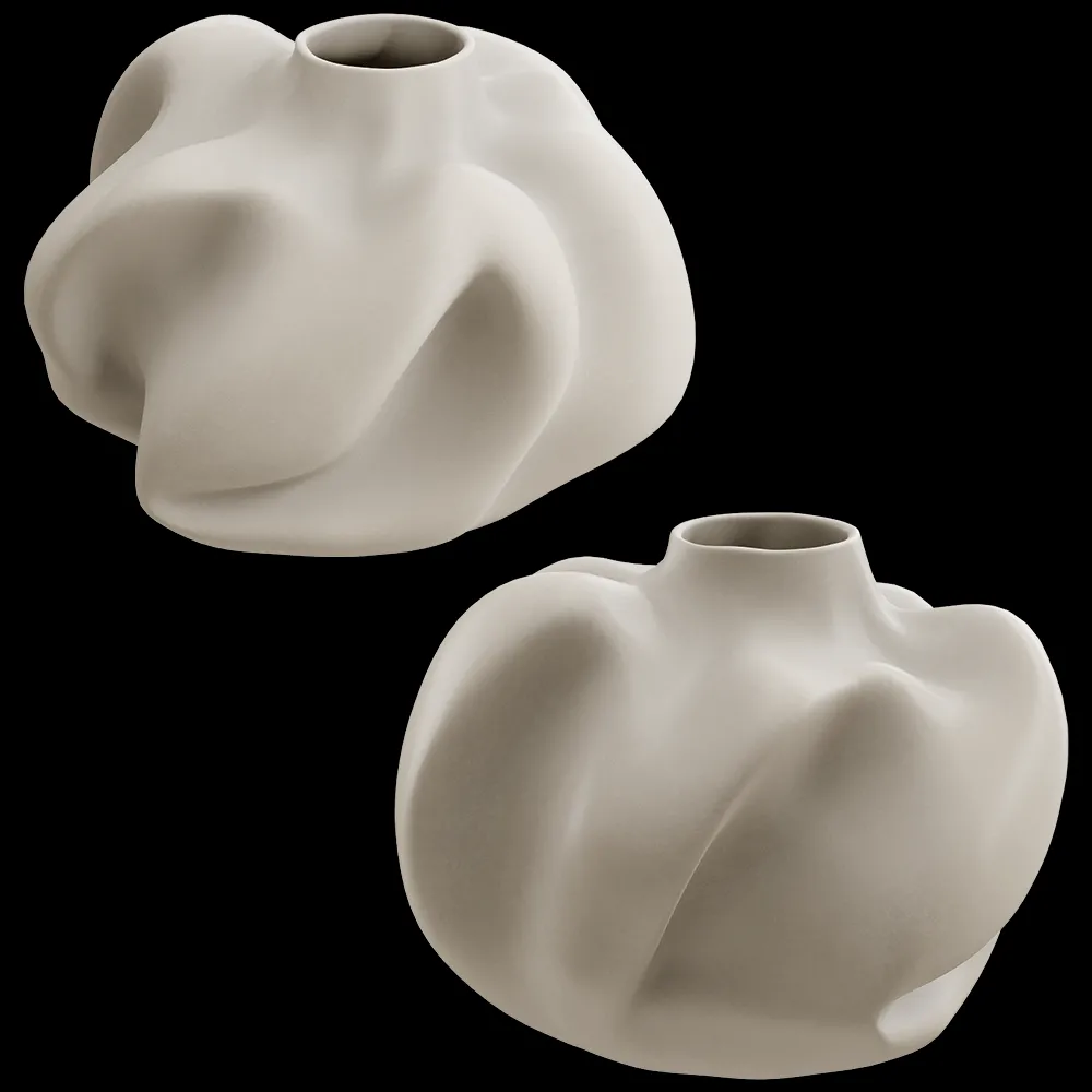 101 Copenhagen – Vase Wabi Medio – Birch 3ds Max