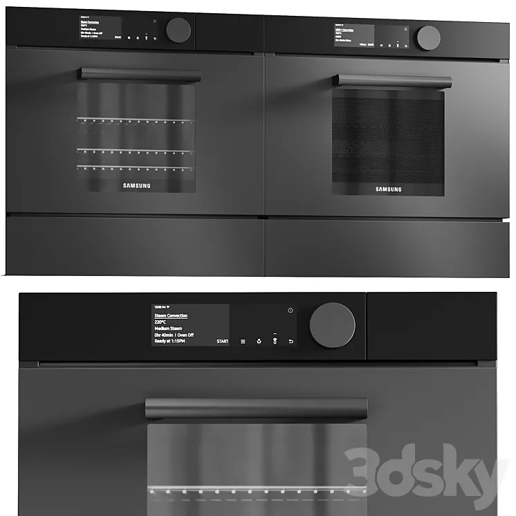 102 SAMSUNG Infinite Range Oven and Microwave 3DS Max Model