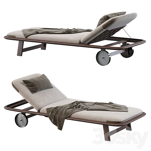 10th Tellaro Sun Lounger by Exteta 3DS Max Model