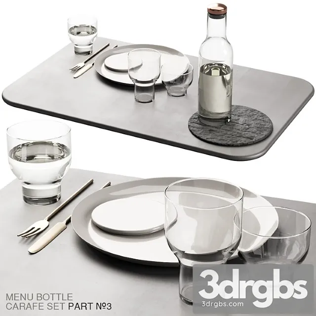 138 dishes decor set 11 menu bottle carafe by norm p03