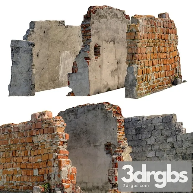 16 old walls 3dsmax Download