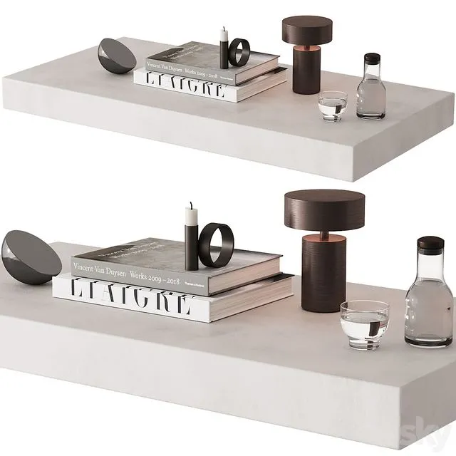 174 Decorative Set 035 Menu Liaigre Vincent 3dsMax Model