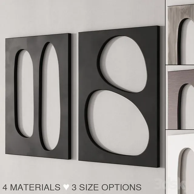 177 other decoration 01 decorative wall art 01 3dsMax Model
