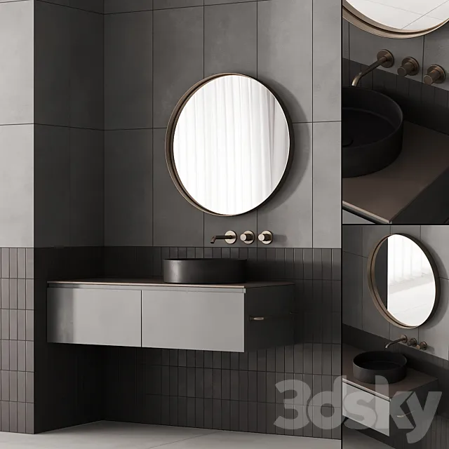 187 bathroom furniture 03 minimal scandi 2 options 00 3DS Max Model