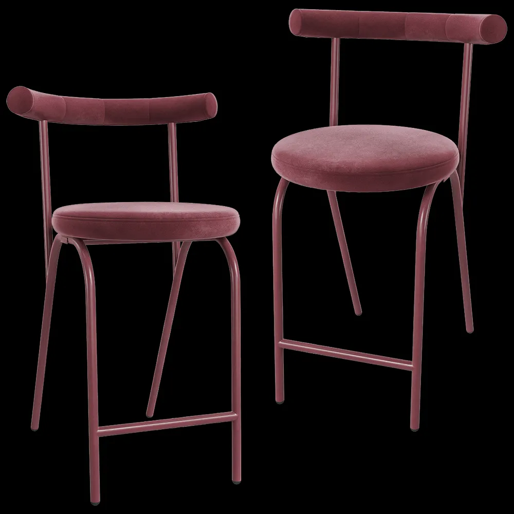 19.17.design – Semi-bar stool Rogalik 3ds Max