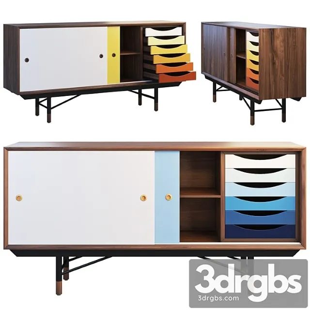 1955 Sideboard 3 Options 2 3dsmax Download