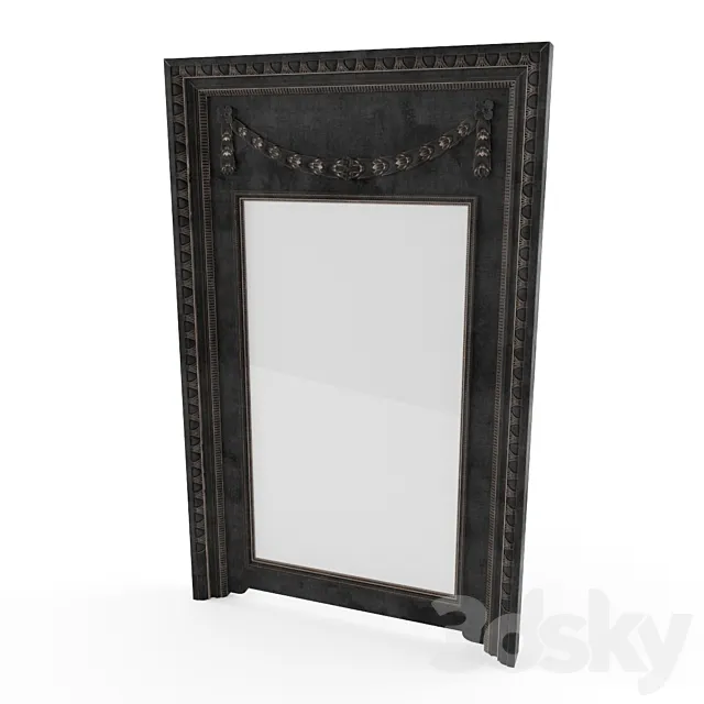 19TH C. NEOCLASSICAL LAUREL MIRROR 3DS Max Model