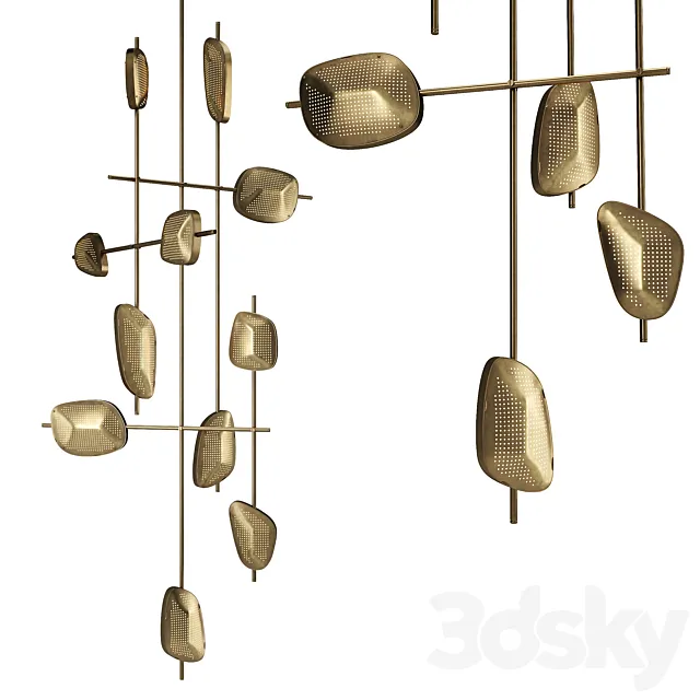 1st Dibs Candelera 03 Hanging Lamp 3DSMax File