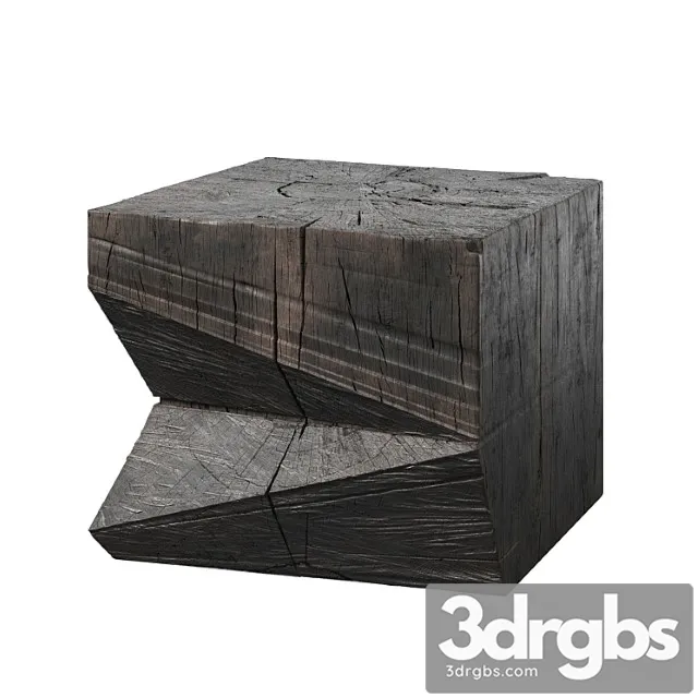 1stDibs Sculpture Brutalist End Table Ct 9 Solid Oak 3dsmax Download