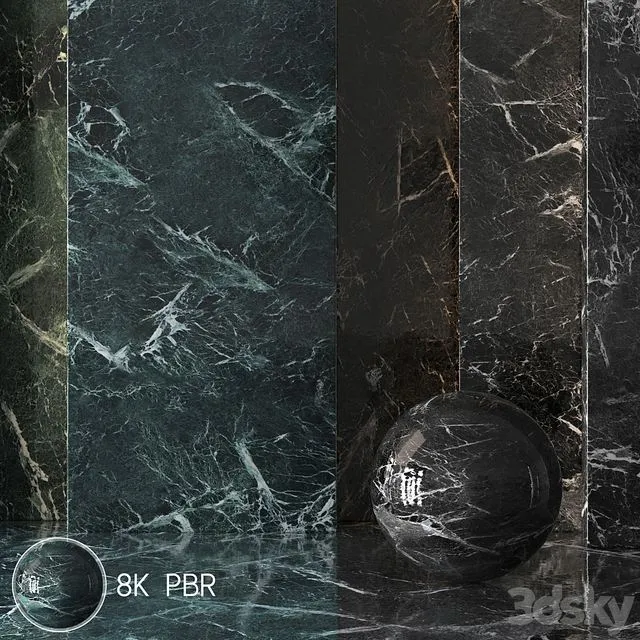 2 Marble Material 8K (Seamless Tileable) DrCG No 72 3dsMax Model